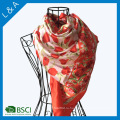 Tulip Prints Large Square 90 * 90 Cm Scarf